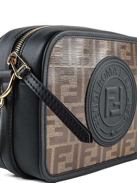 fendi camera bag small|Fendi logo embossed camera bag.